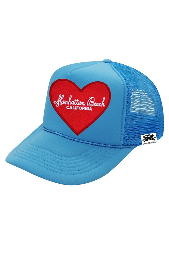 Heart Manhattan Beach Trucker Hat