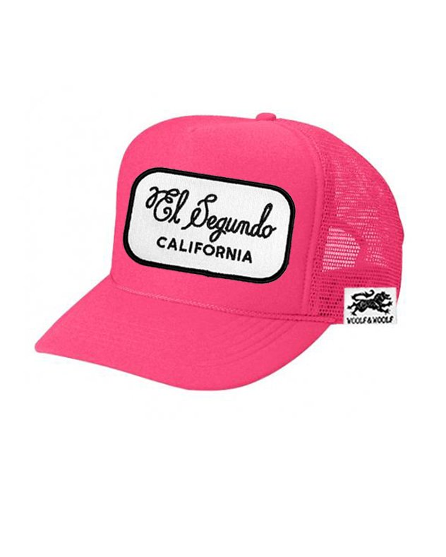 WOOLF_AND_WOOLF_TRUCKER_HAT_EL_SEGUNDO_NEON_PINK.jpg