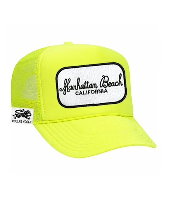WOOLF_AND_WOOLF_TRUCKER_HAT_NEON_YELLOW_MANHATTAN_BEACH.jpg