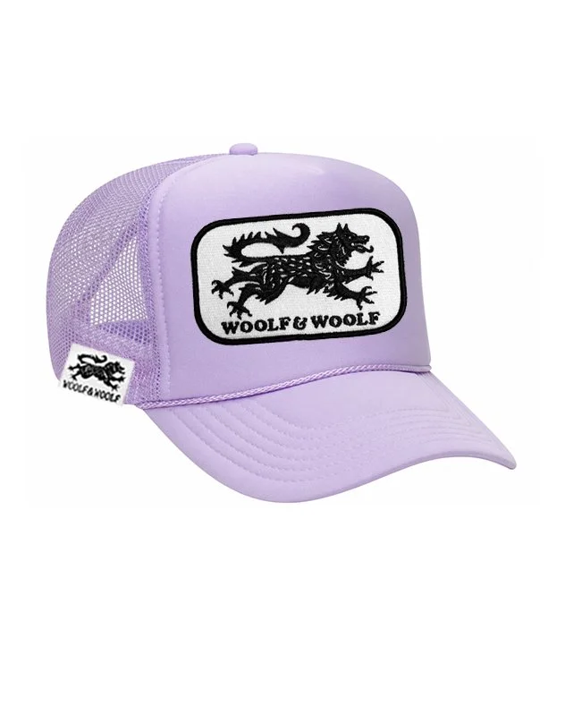 Wolf Trucker Hat Lavender
