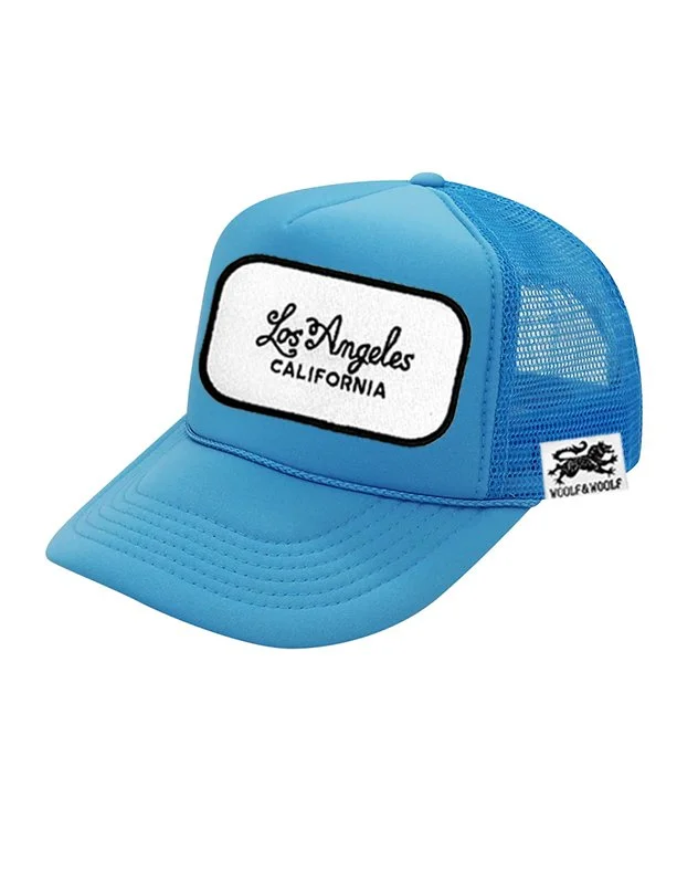 Los Angeles Trucker Hat Blue