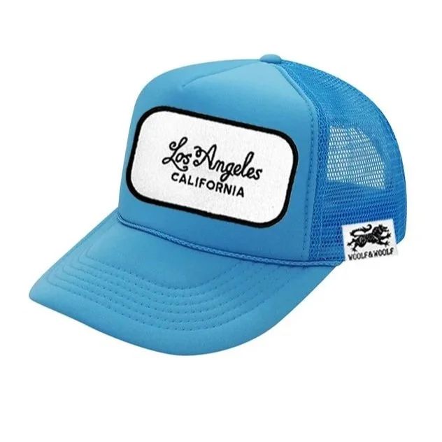 Los Angeles Trucker Hat Blue