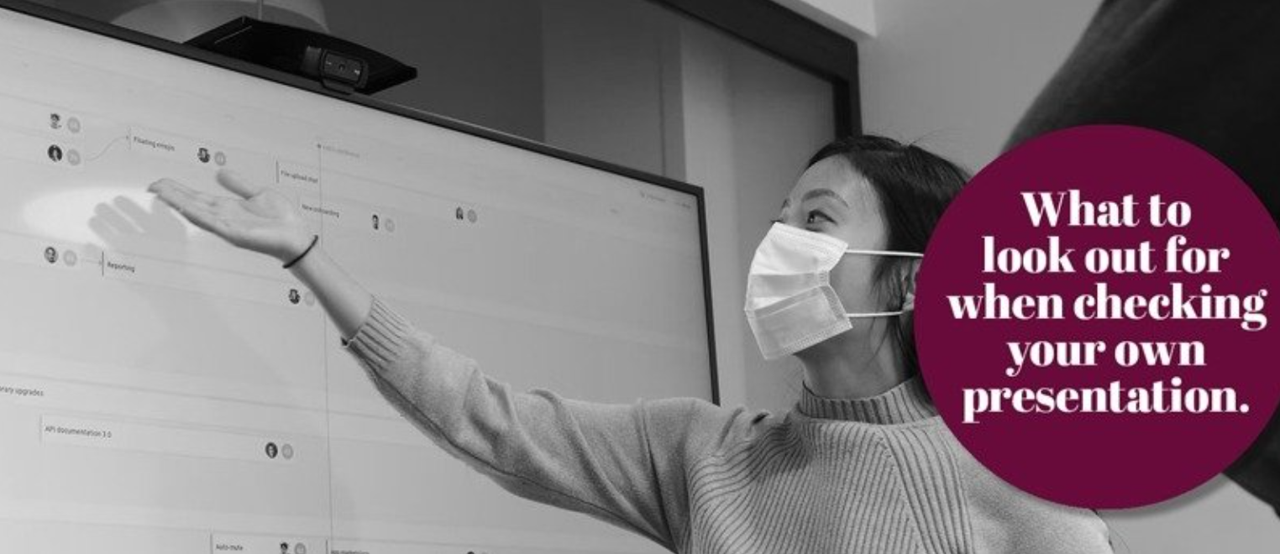 Presentation checklist