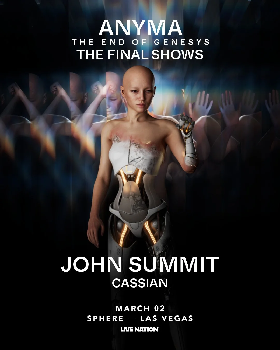 Sphere Las Vegas Events Anyma