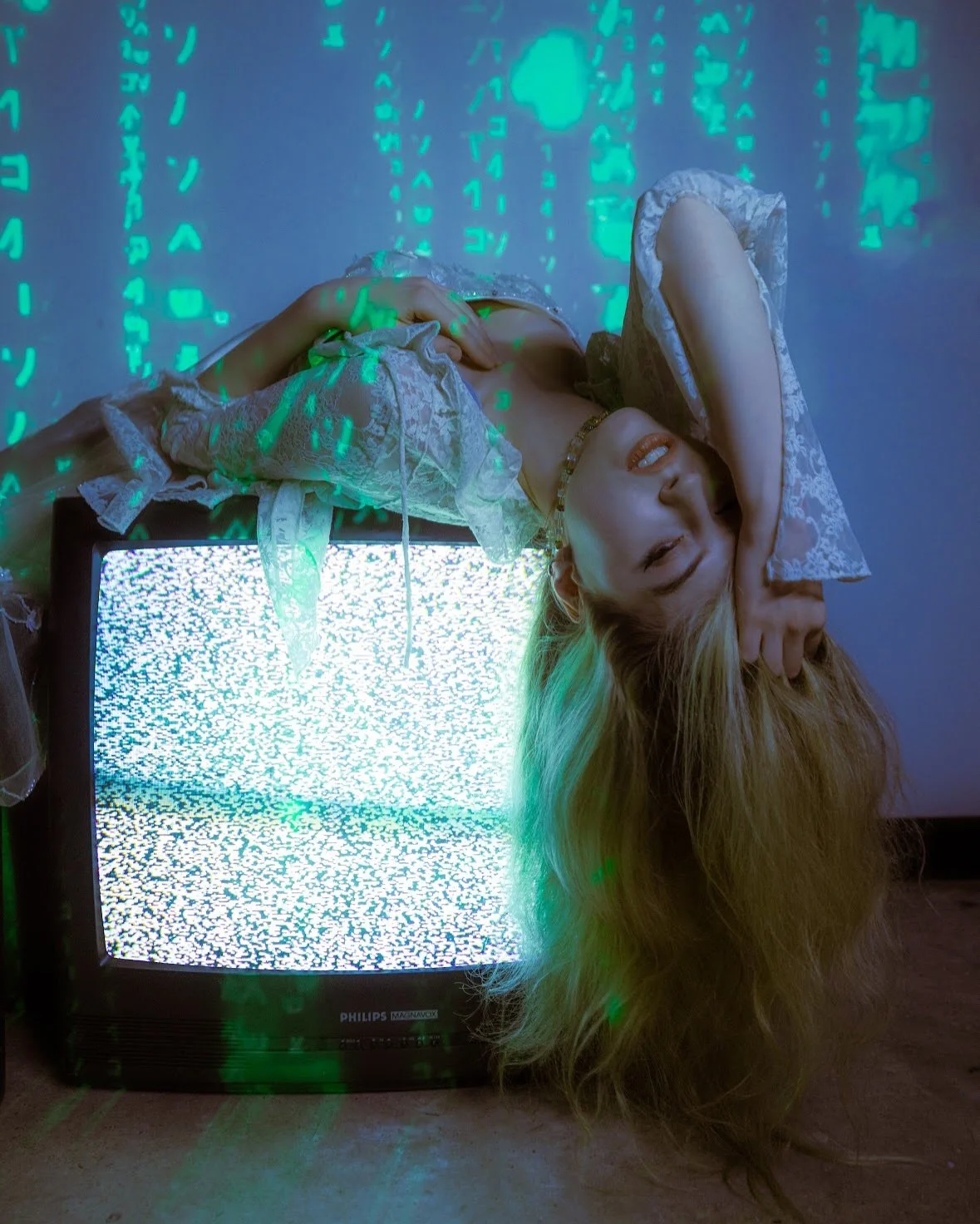 On set for &ldquo;The Visionary&rdquo;

Photo: @christopherdavila 
Directed by: @tylerlasalle_ 
Studio: @austincinemakerspace 

Mecha headband design by @eomzie, printed and assembled by @christopherdavila