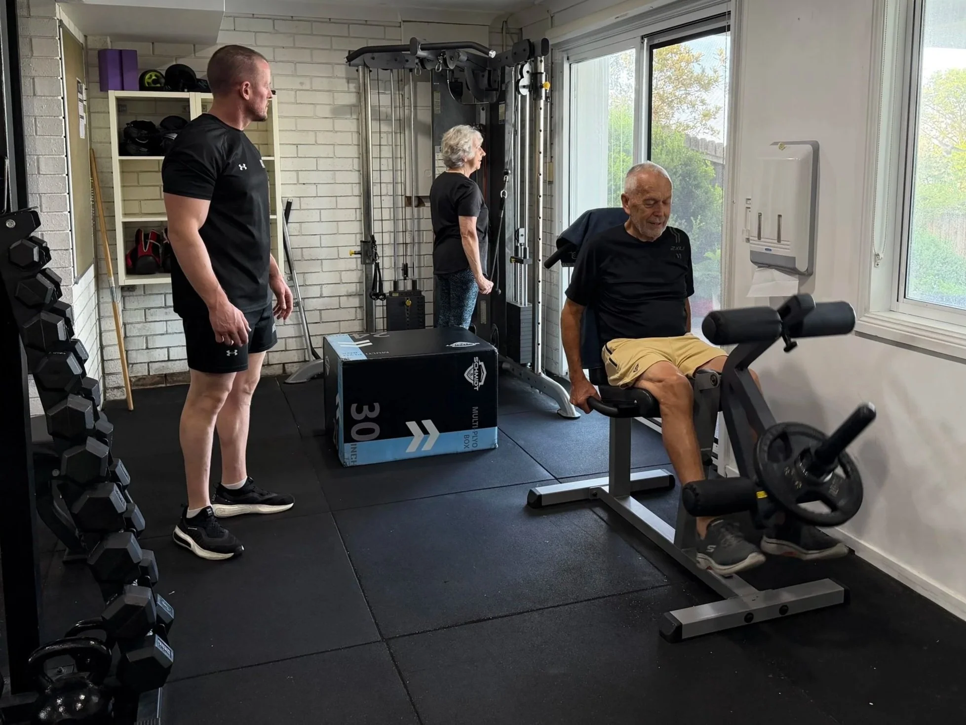 seniors fitness training small group weight training bateau bay central coast