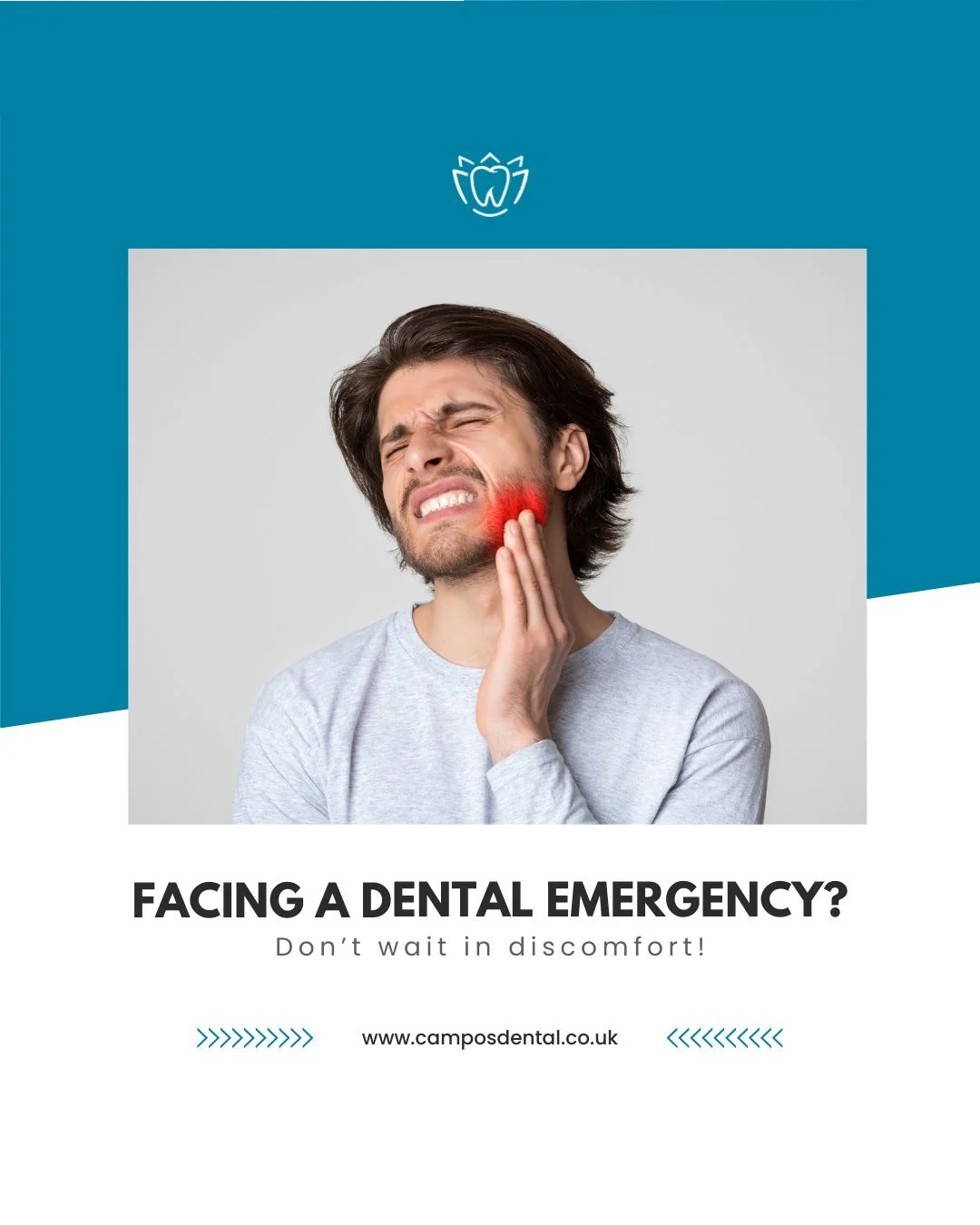 At Campos Dental, we offer same-day emergency appointments to provide fast, effective care when you need it most.

📞 Call now to book and get relief without the wait - 020 3971 2000 

#EdgwareDentist #CamposDental #EmergencyDentist