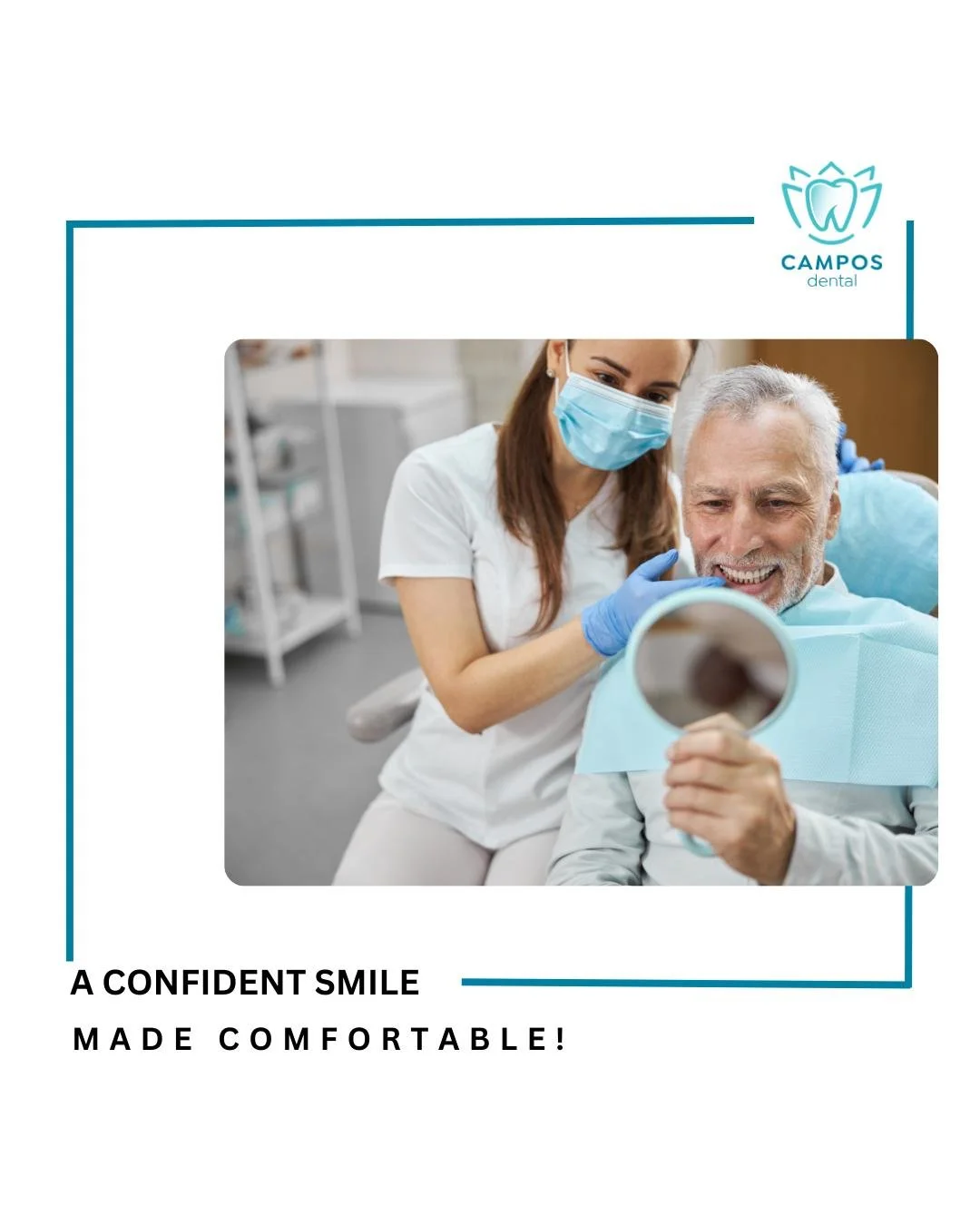 Many people feel nervous about dental implants&mdash;but with modern techniques at Campos Dental, the procedure is straightforward and gentle. Implants are carefully positioned under expert care, ensuring minimal discomfort while restoring a strong, 