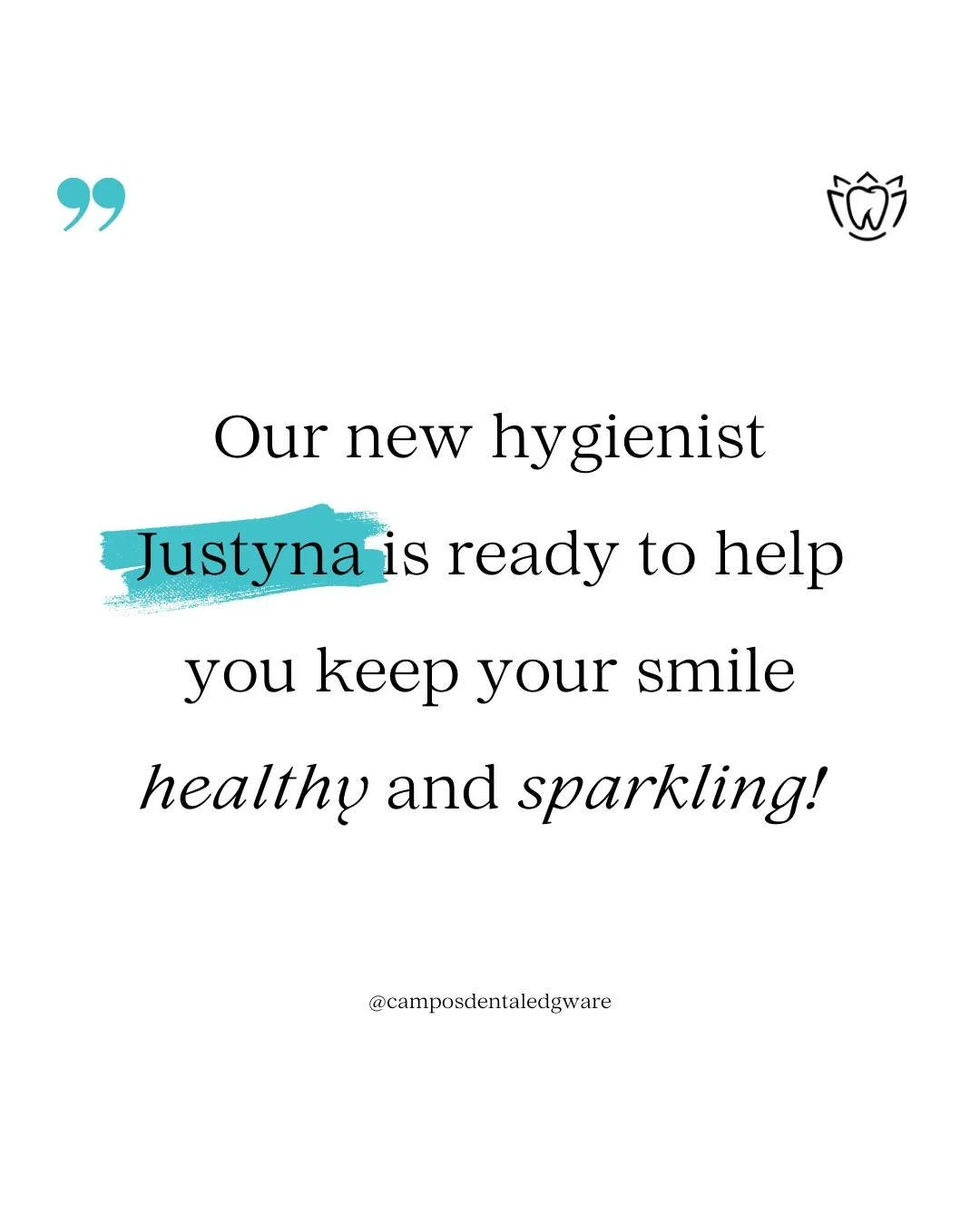 Hygiene appointments are open, and we&rsquo;d love to fill her books&mdash;so don&rsquo;t wait, book your visit today and experience expert care with a friendly touch. 🦷✨

#DentalHygiene #HealthySmile #BookYourAppointment #NewHygienist #DentalCare #