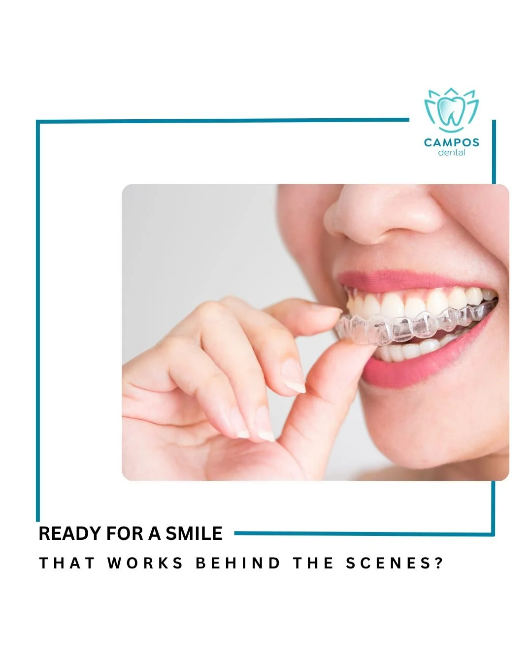 Let&rsquo;s talk aligners!

Whether you&rsquo;re prepping for a big event, tired of hiding your teeth in photos, or simply ready to feel more confident &mdash; the clear path starts here. We use modern aligner tech, crafted for comfort and real‑world