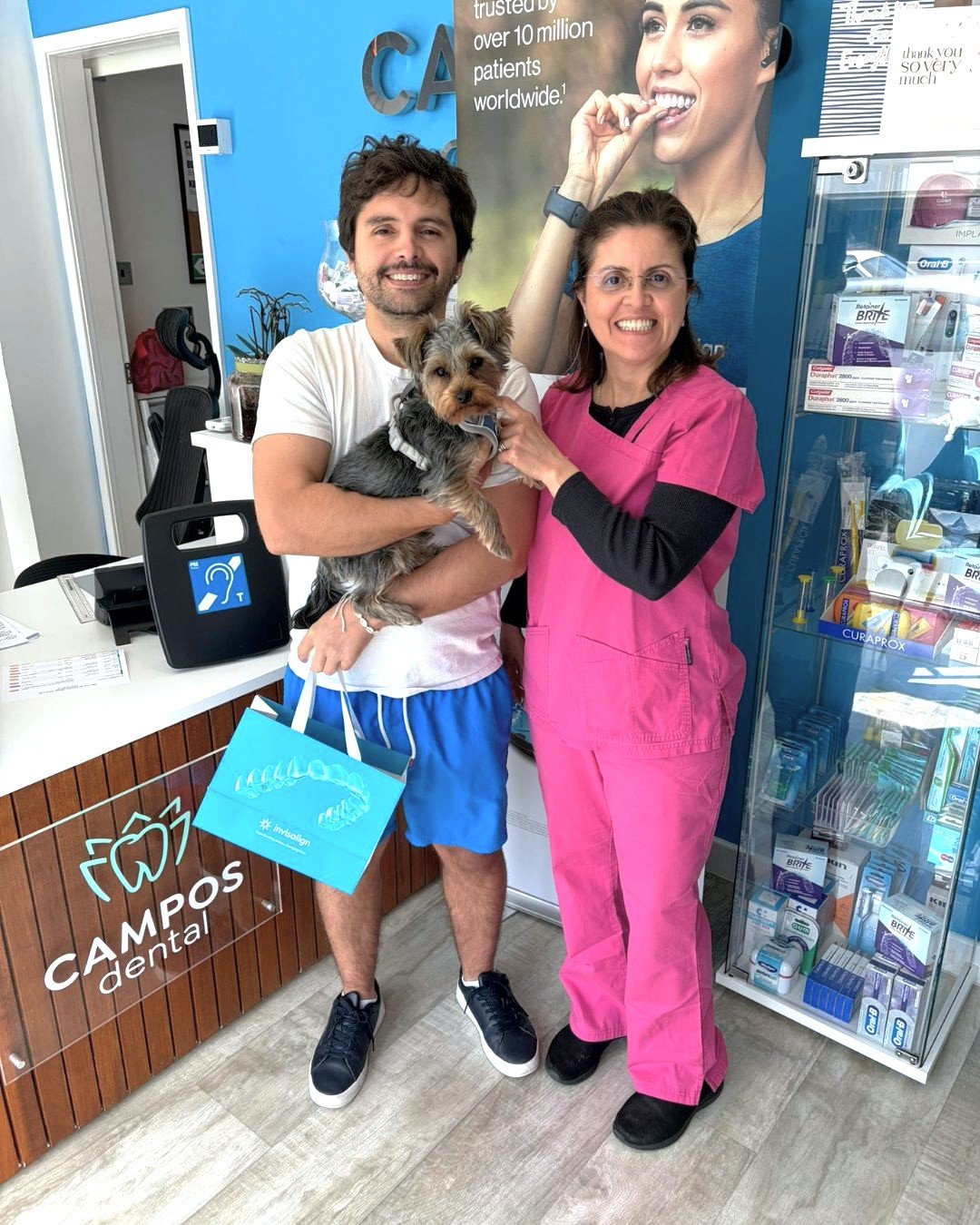 ✨ Even family get the 5-star treatment at Campos Dental! 😁🦷

A big welcome to Adonis &mdash; Dr Jacqueline&rsquo;s son &mdash; as he begins his Invisalign smile journey with us! 

Supported by our lovable care dog Max 🐶, he&rsquo;s in the very bes