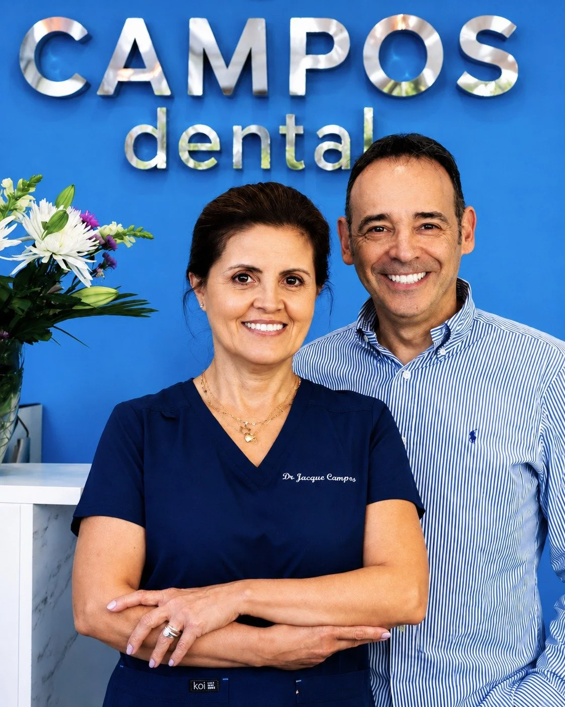 ✨ The Story Behind Campos Dental ✨

Almost four years ago Campos Dental was built on a shared dream between Dr Jacqueline and her husband, Steven &ndash; to create a modern, family-led practice where patients feel genuinely cared for.

Combining Jacq