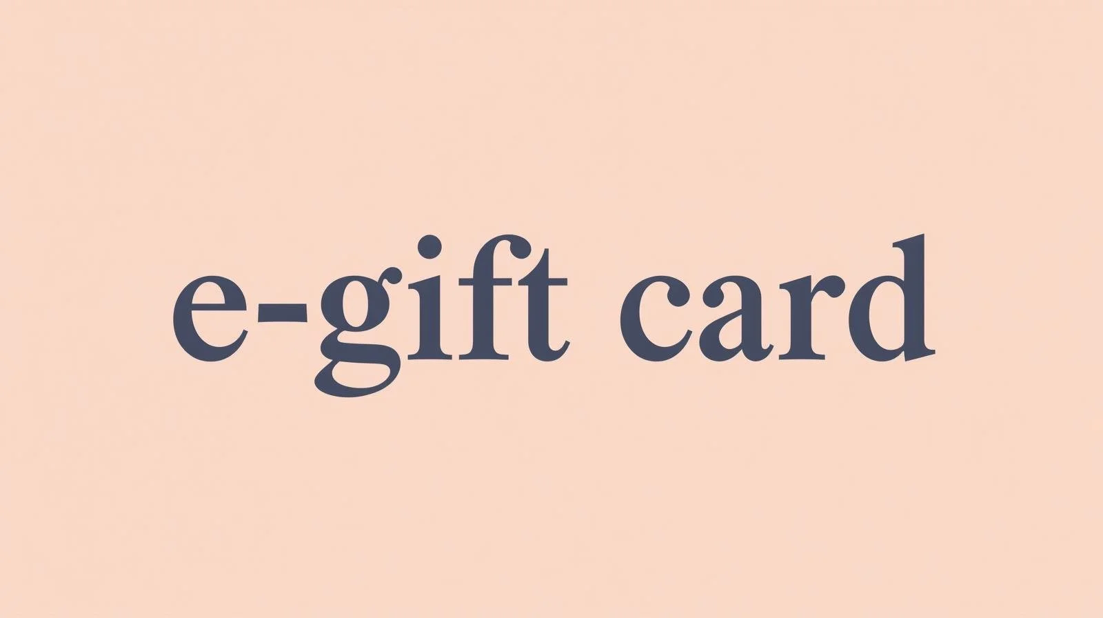 E-Gift Card