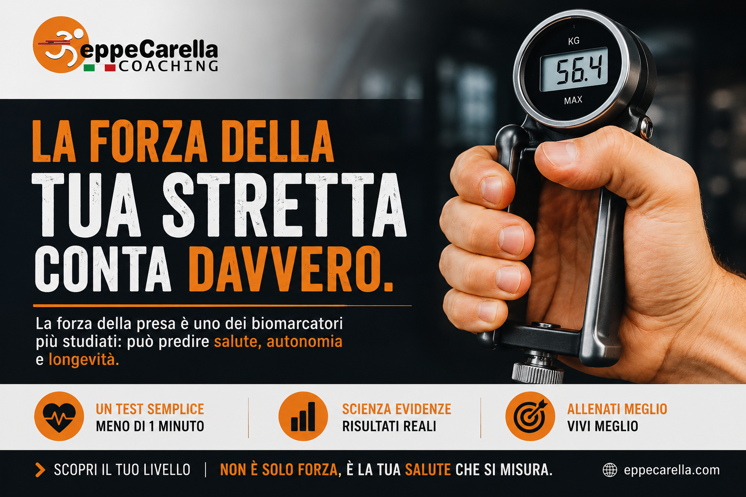 La forza della stretta di mano può predire quanto invecchierai bene?