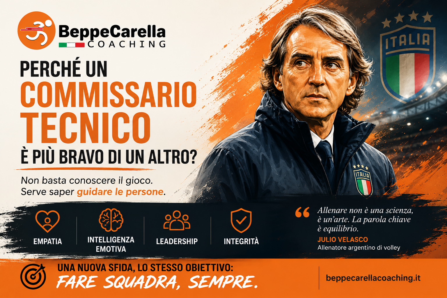 Perché un Commissario Tecnico è più bravo di un altro? La scienza svela il vero volto dell'allenatore vincente