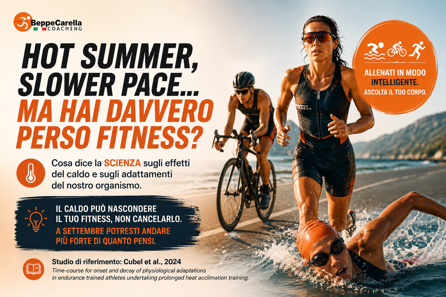 Caldo e allenamento: hai davvero perso fitness durante l’estate?