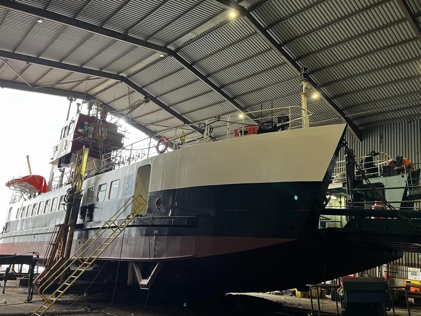 This week we&rsquo;re on site at one of our regular clients&rsquo; yards on the west coast of Scotland carrying out an ultrasonic thickness survey on a passenger vessel.

Thickness surveys are essential for understanding how a vessel&rsquo;s structur