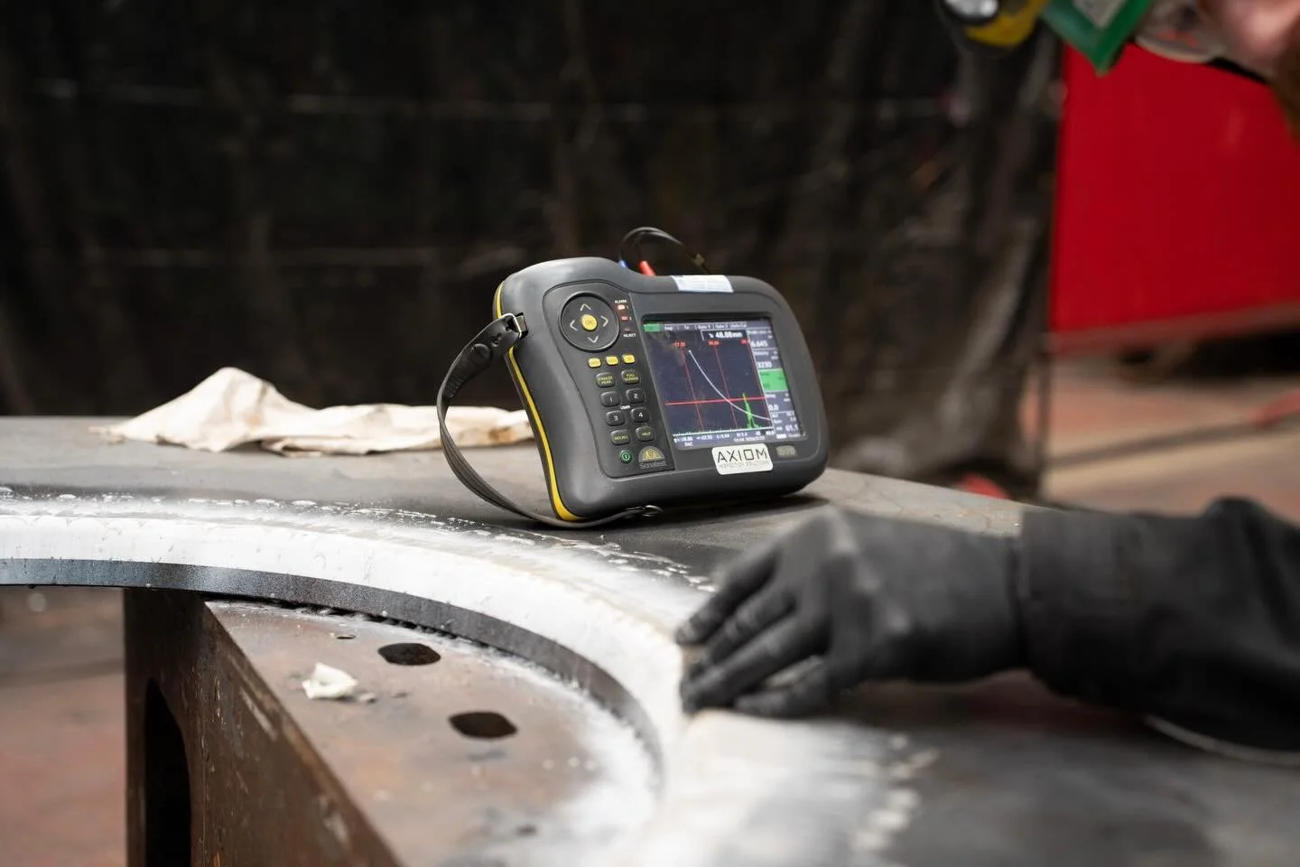 Conventional Ultrasonic Testing remains one of the most effective inspection methods used across fabrication and engineering. 🔍 

The principle is straightforward: high-frequency sound waves are introduced into the material, and reflected signals ar