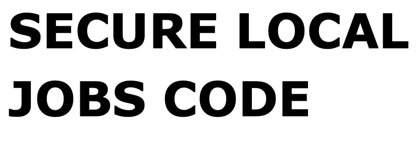 Secure Local Jobs Code Certified Entity