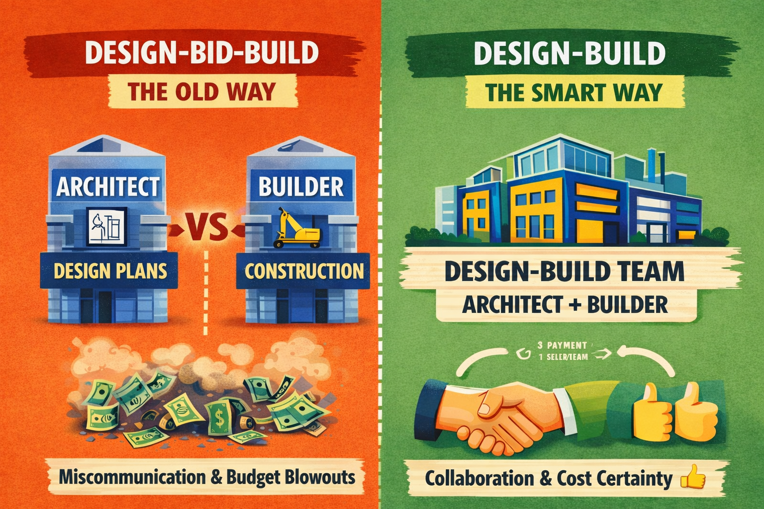 Design Bid Build vs Design Build