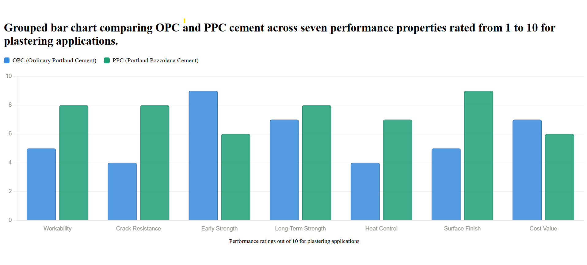 Is OPC or PPC Better for Plaster?
