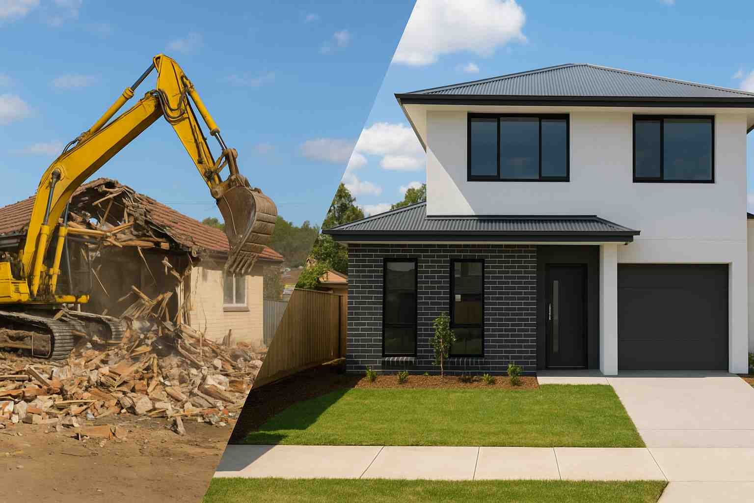 Knock down rebuild homes in Canberra