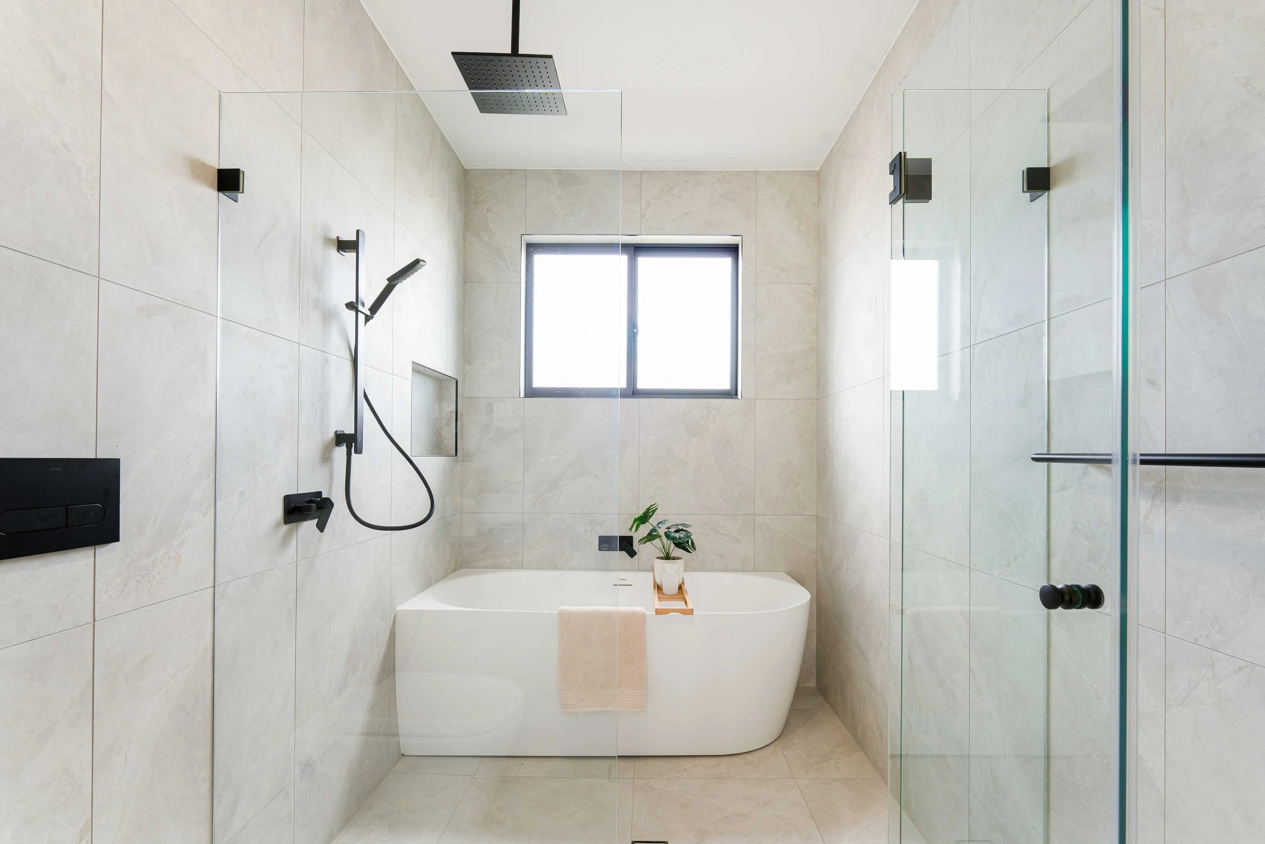 Beautiful bathroom construction in Canberra, Jacka 17, New Home Build
