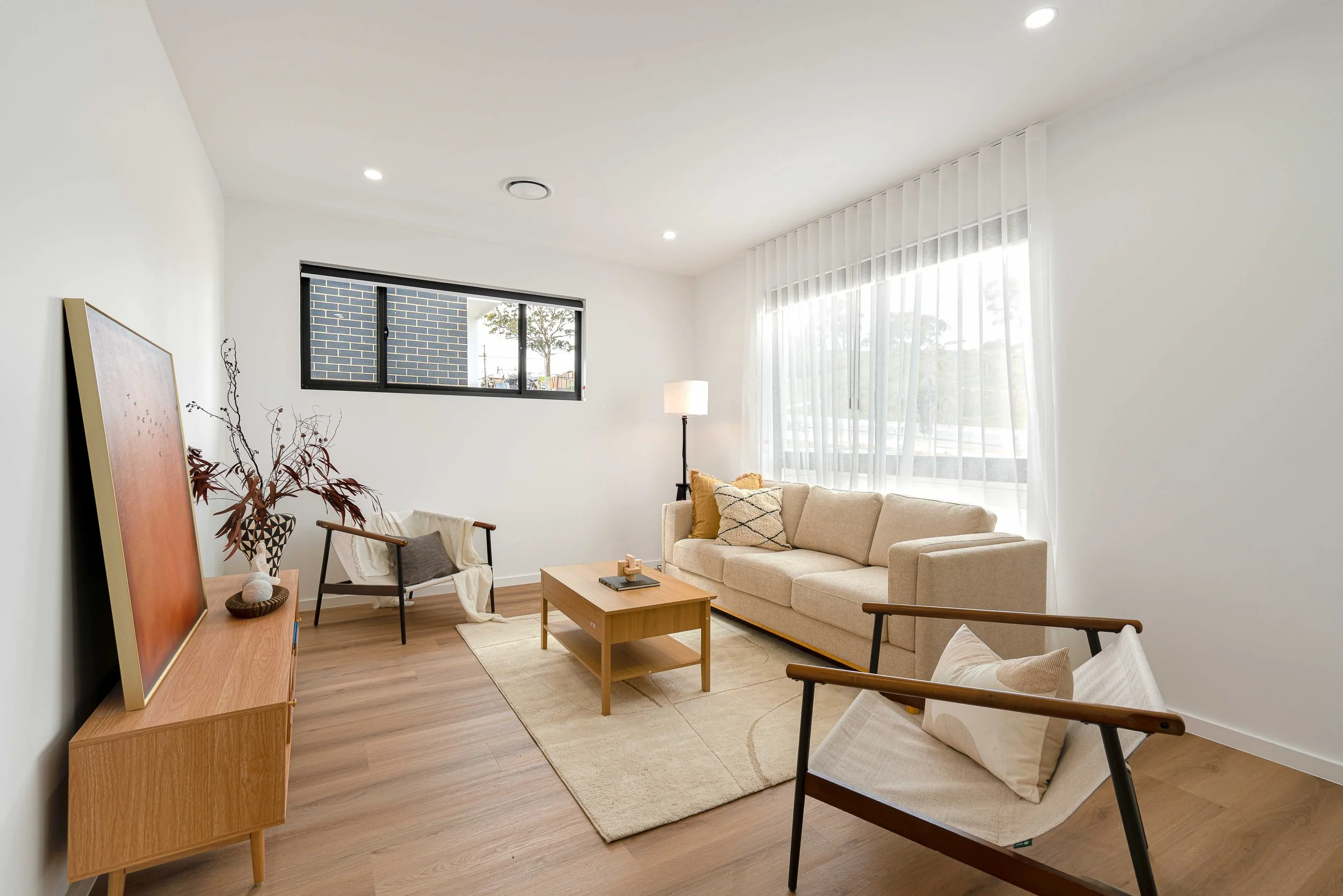 Beautiful sitting area, construction in Canberra, Jacka 17, New Home Build