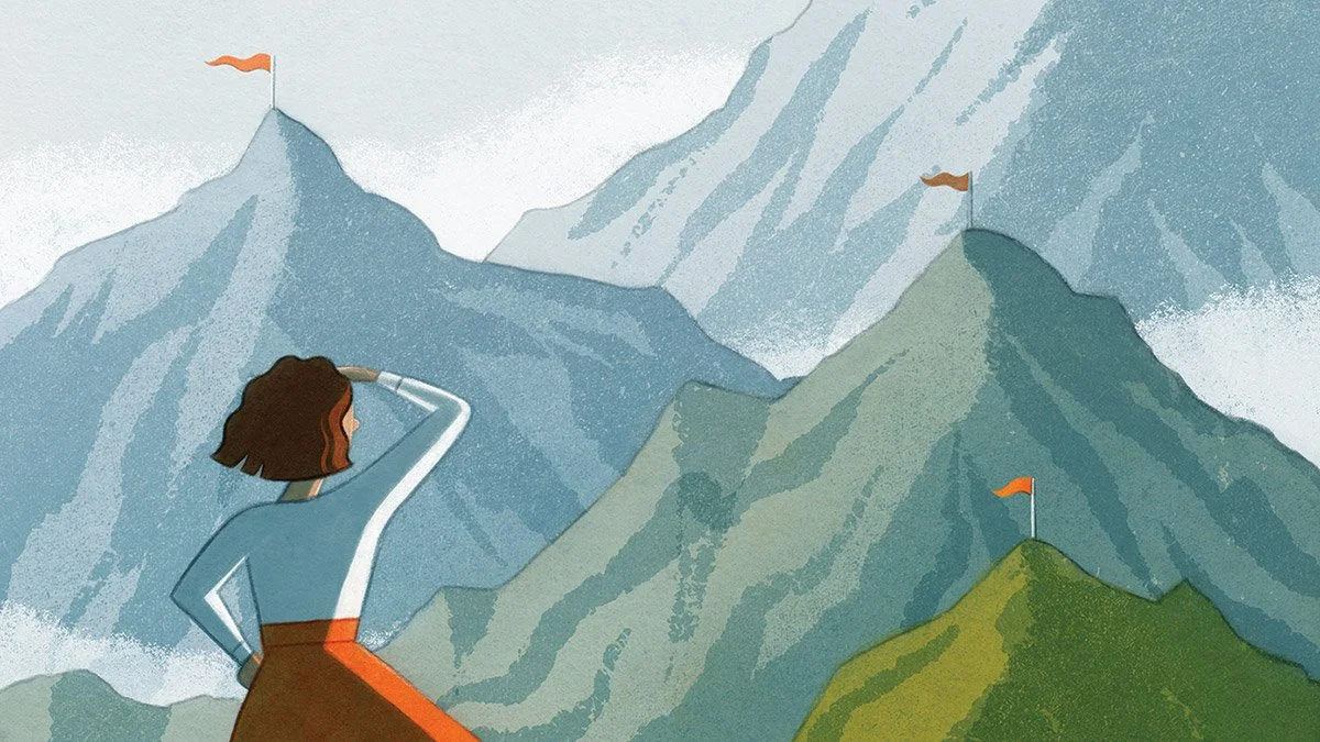 Visuele metafoor voor strategische koers