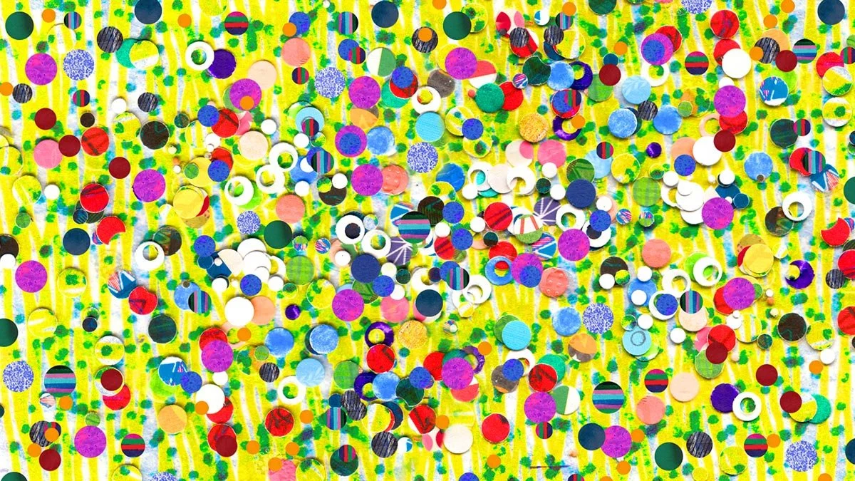 Abstracte illustratie creativiteit en beweging