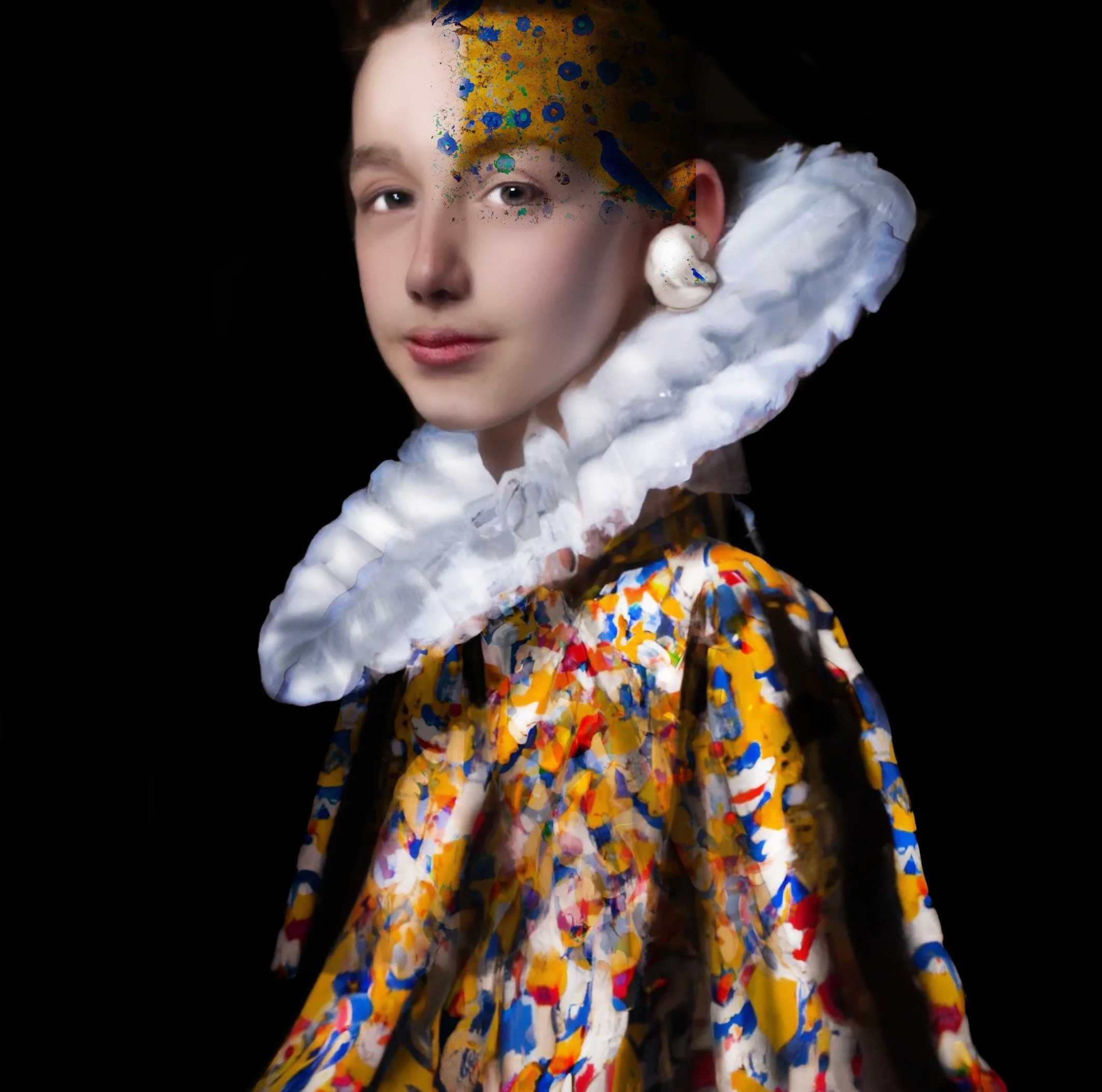 kunstwerk, portret, Hillywood Art door Annika Versloot-van der Velden