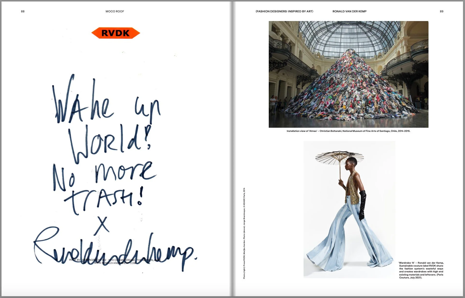 Hoofdredactie, creative direction en grafisch ontwerp van MOCO Magazine, uitgevoerd door MagLab – specialist in visuele identiteit en vormgeving.