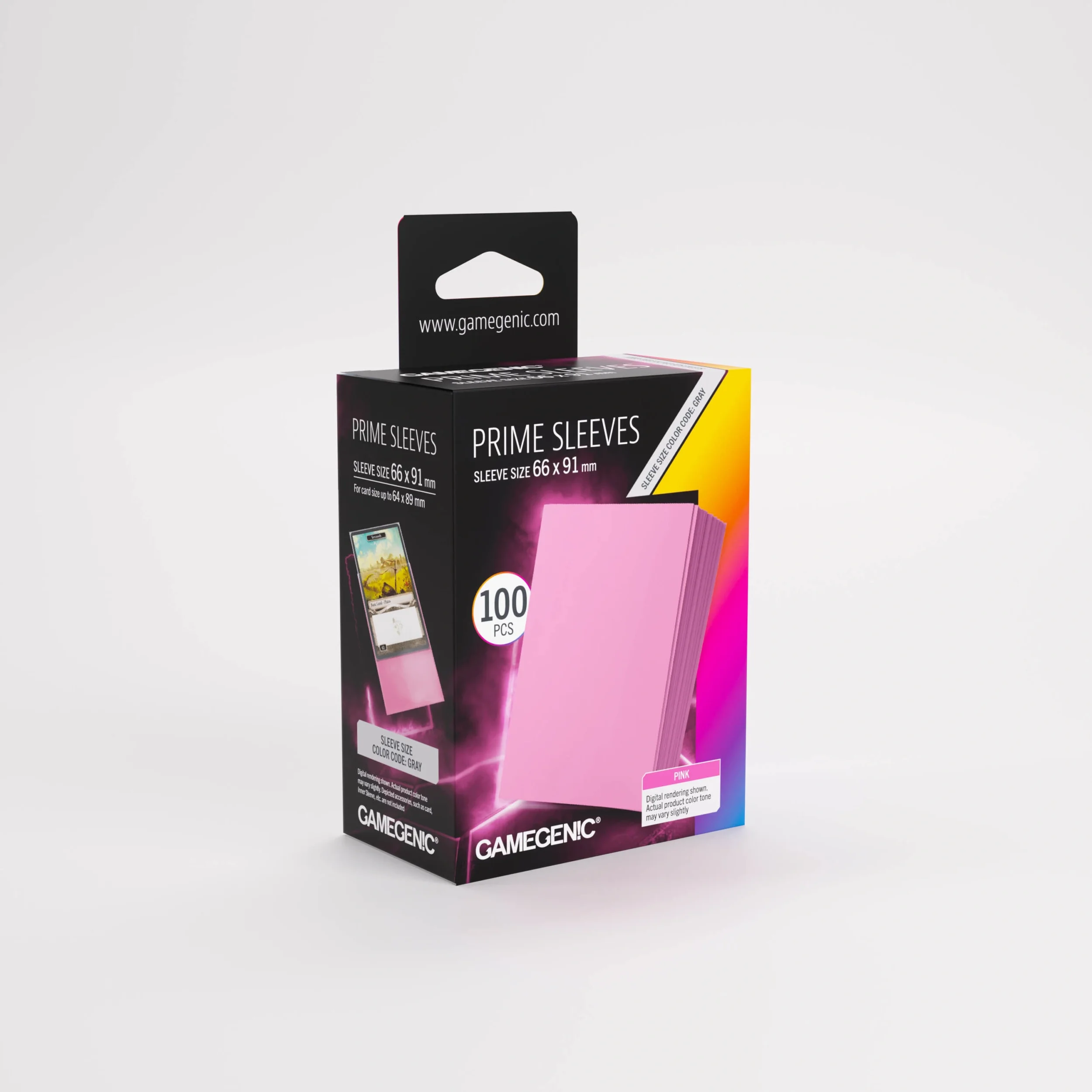 Gamegenic Prime Sleeves Pink.webp