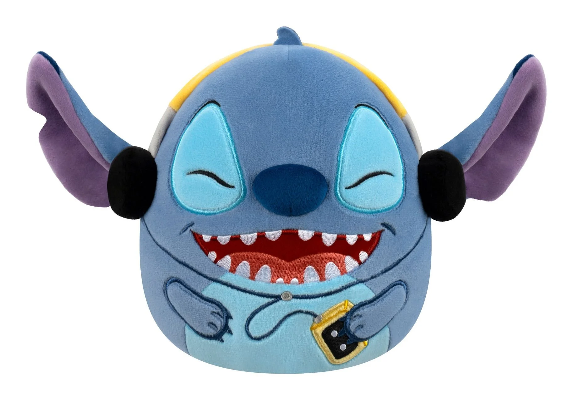 Squishmallows Disney Lilo and Stitch 8" Plush - Stitch in Headphones