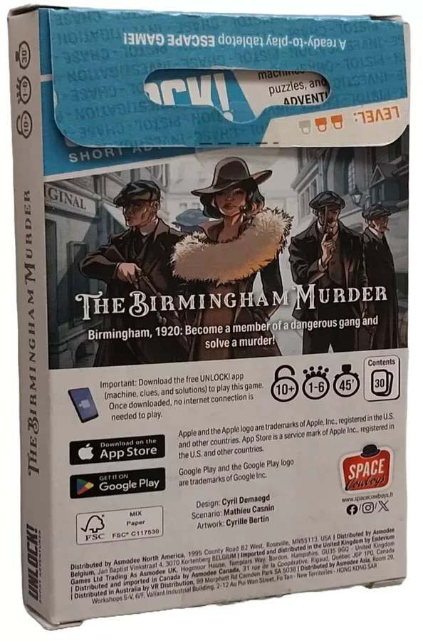 Unlock! Short Adventures 9 The Birmingham Murder Reverse.webp