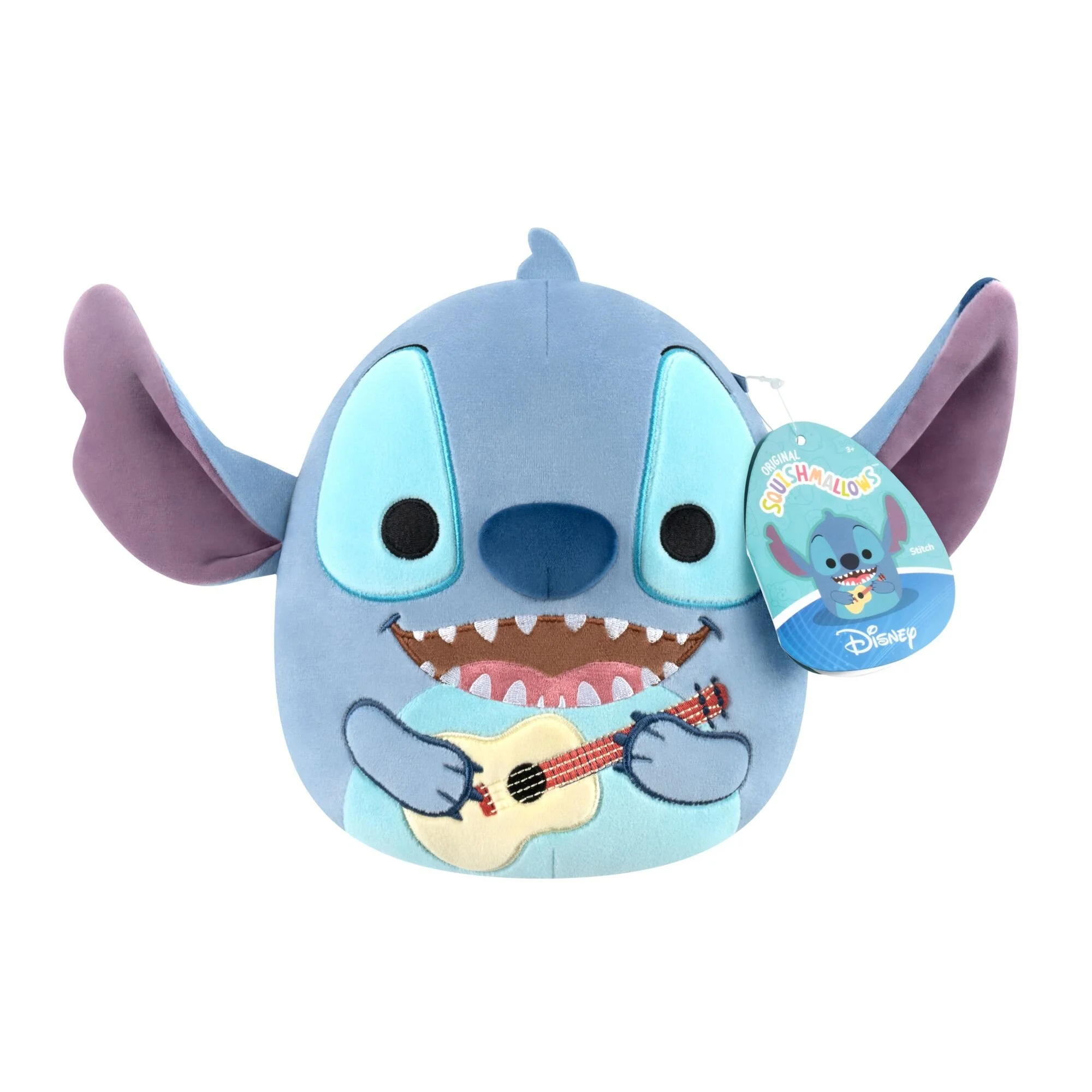 Squishmallows 8" Disney Plush - Stitch with Guitar