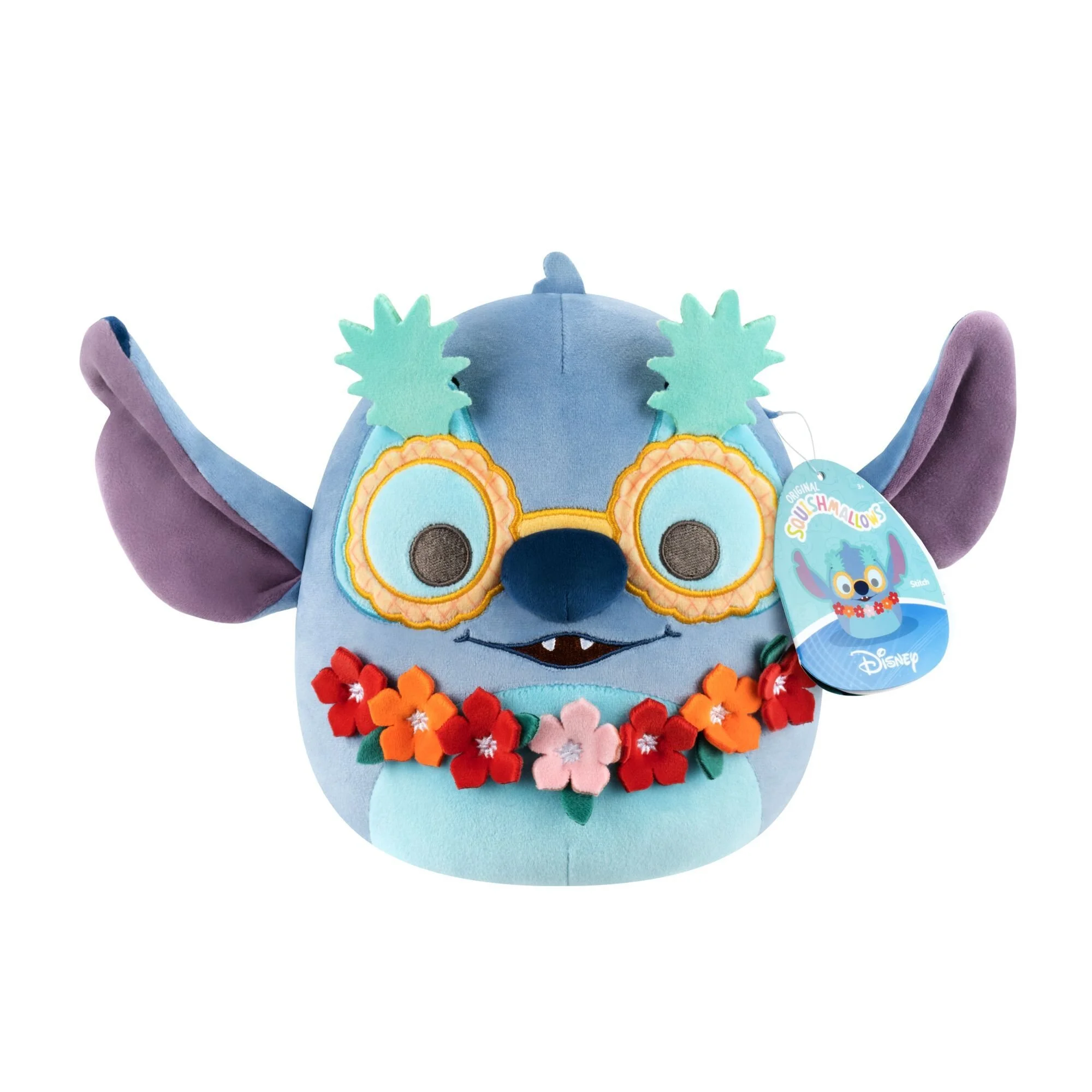 Squishmallows 8" Disney Plush - Stitch with Pineapple Sunnies