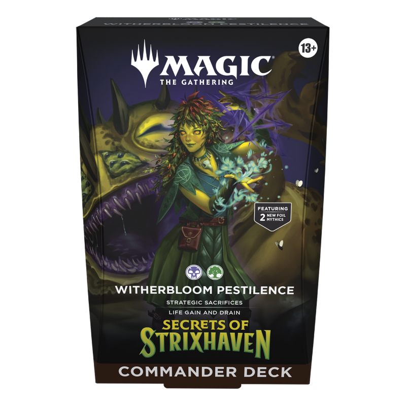 Magic: The Gathering - Secrets of Strixhaven - Witherbloom Pestilence Commander Deck