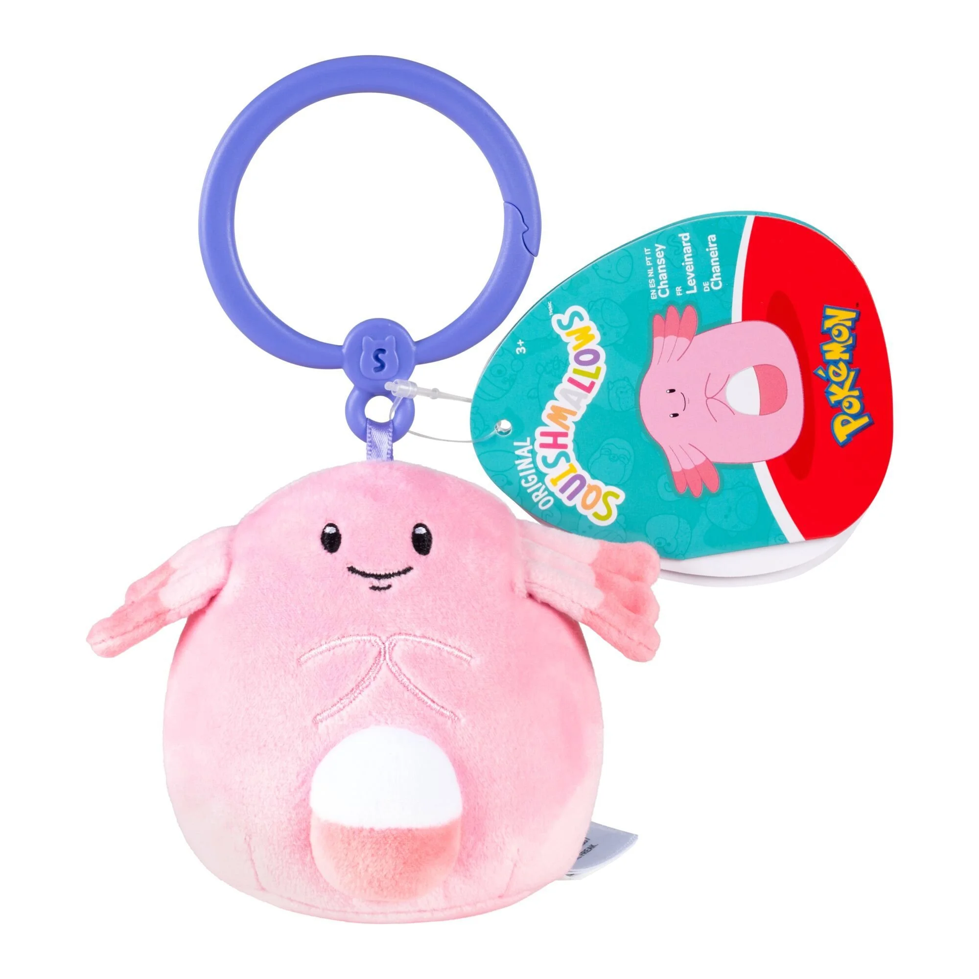Squishmallows Pokemon 3.5" Clip-On Plush - Chansey
