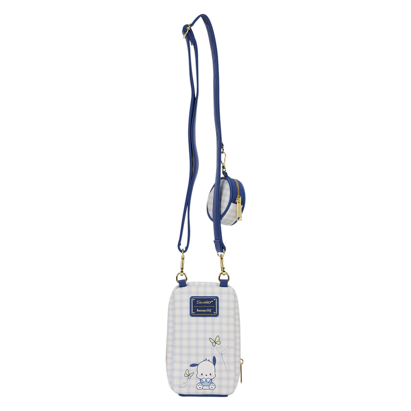 Loungefly Sanrio Pochacco Gingham Cellphone Crossbody Bag with Coin Bag 3.png