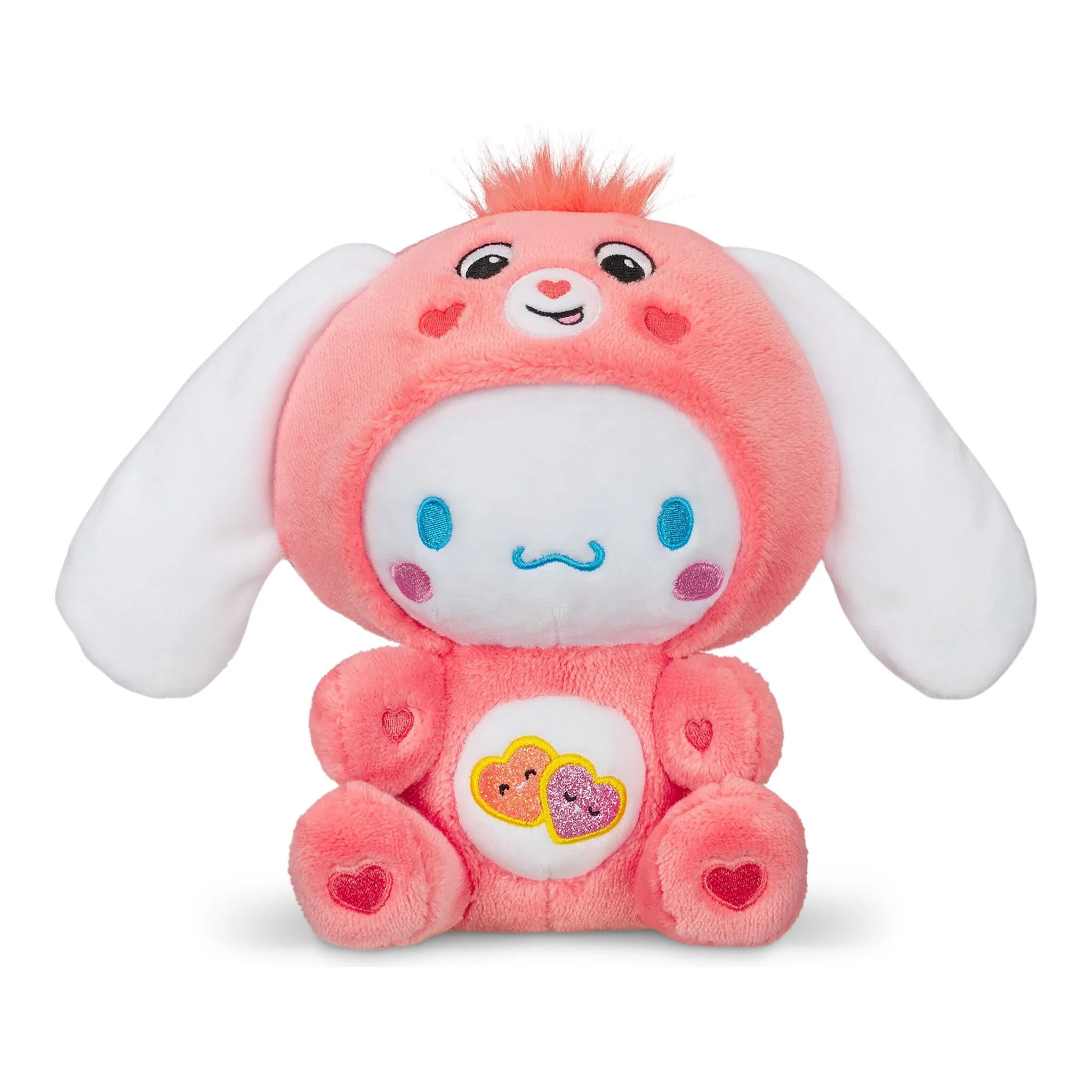 Care Bears x Hello Kitty and Friends - Cinnamoroll as Love-A-Lot Bear 8in Plush