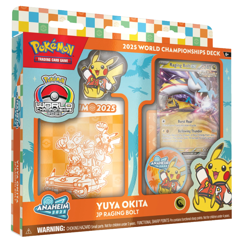 Pokemon World Championships Deck 2025 Yuya Okita Raging Bolt