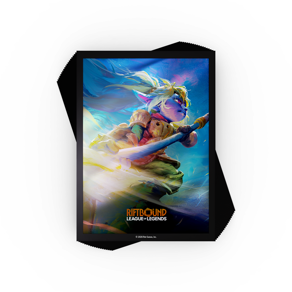 Riftbound: League of Legends TCG - Unleashed Art Sleeves (100) - Poppy, Keeper of the Hammer