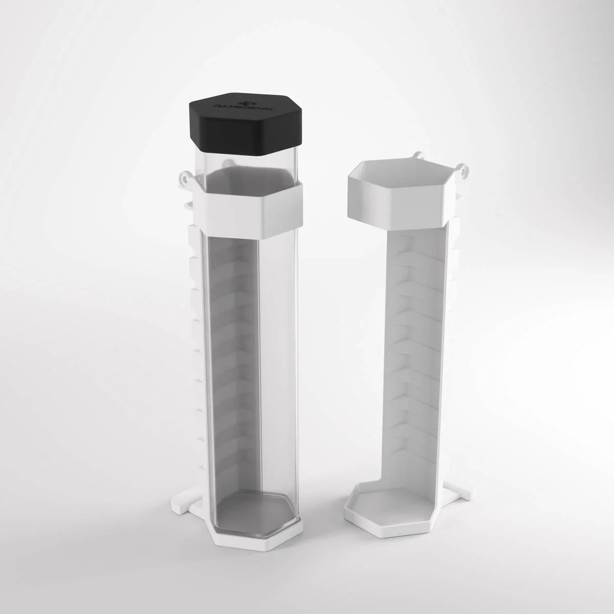 Gamegenic Game Castle Tube Holder White Clear.webp