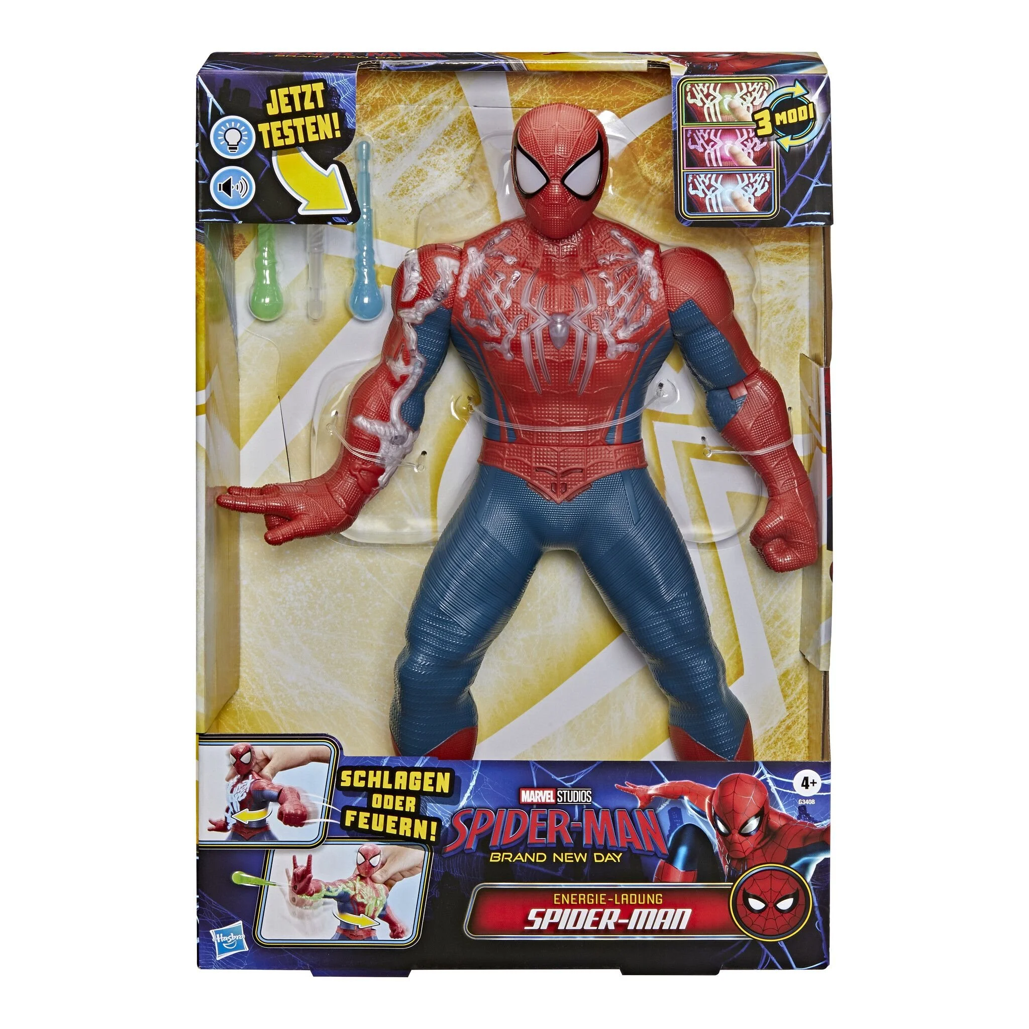 Spider-man Brand New Day Power Charge Spider-Man Figure