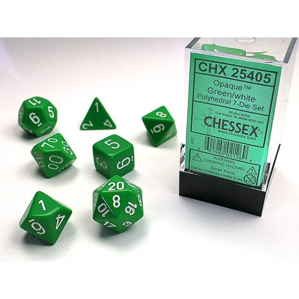 Chessex Opaque Polyhedral 7 Dice Set Green White.jpg