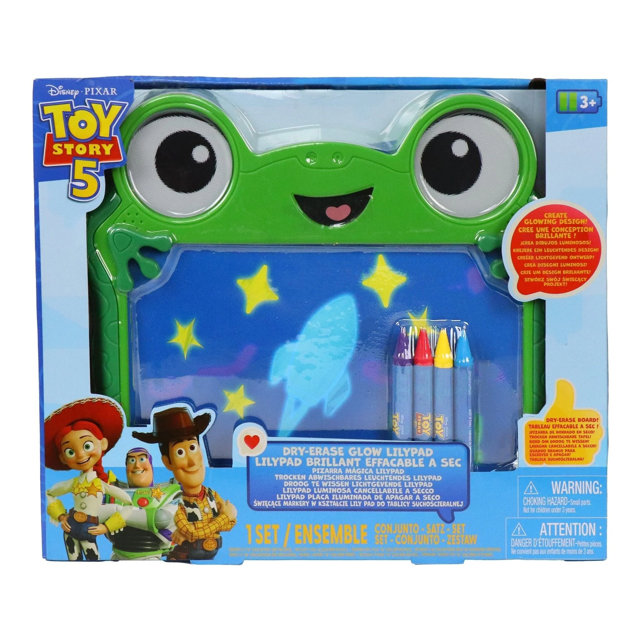 Disney Pixar Toy Story 5 Dry-Erase Glow Lilypad