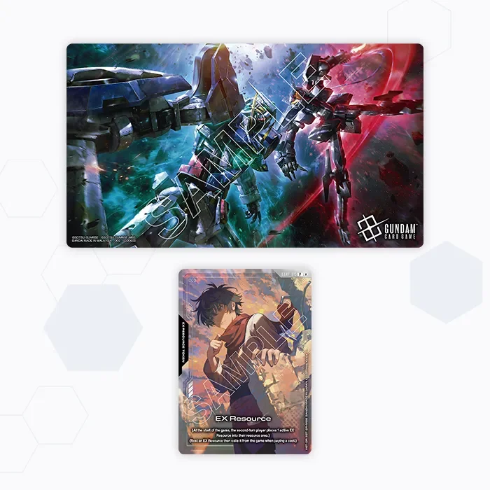 Gundam Card Game - Official Playmat & Card Set - Mobile Suit Gundam 00 [MAX. 1 PER CUSTOMER]