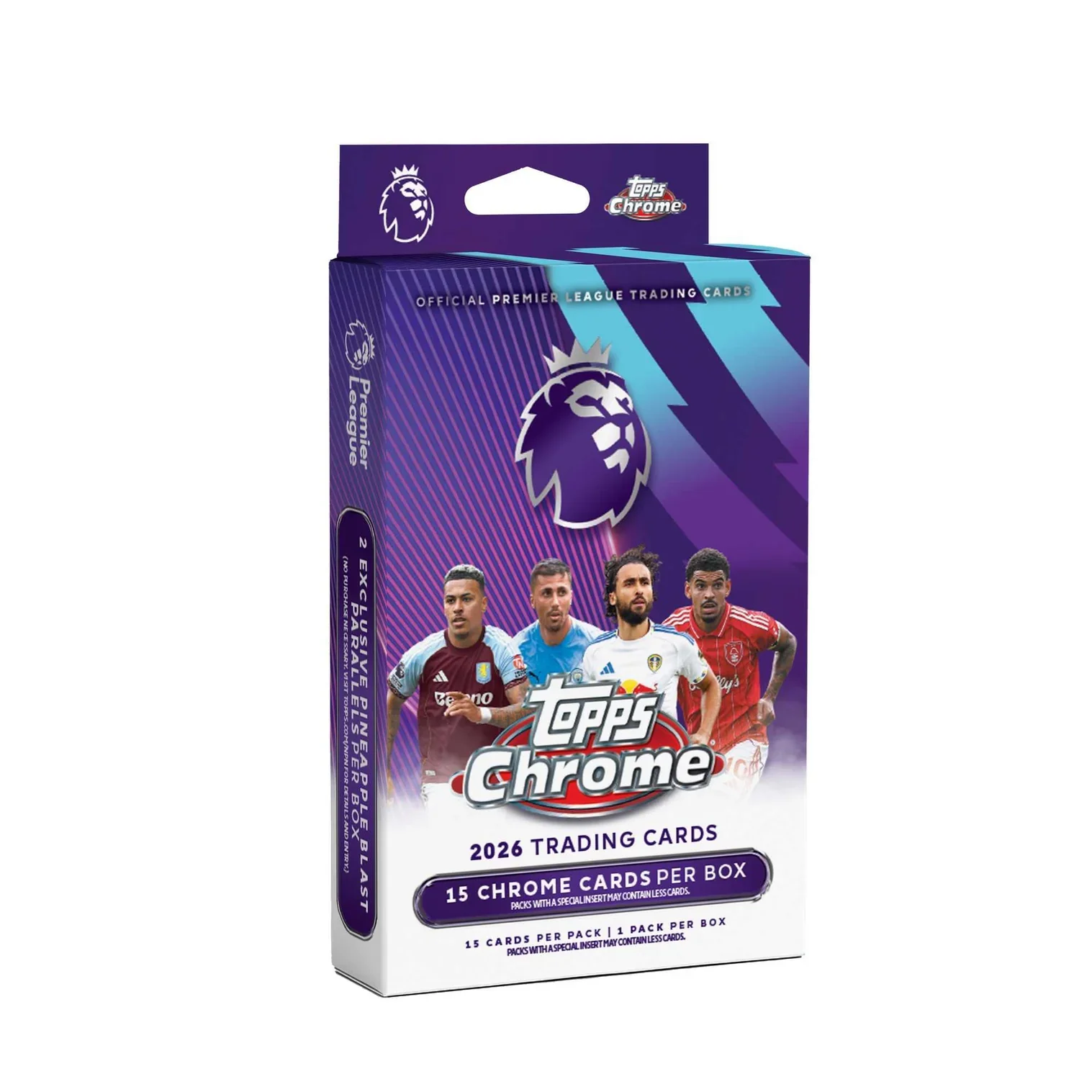 Topps Chrome Premier League 2026 Hanger Box