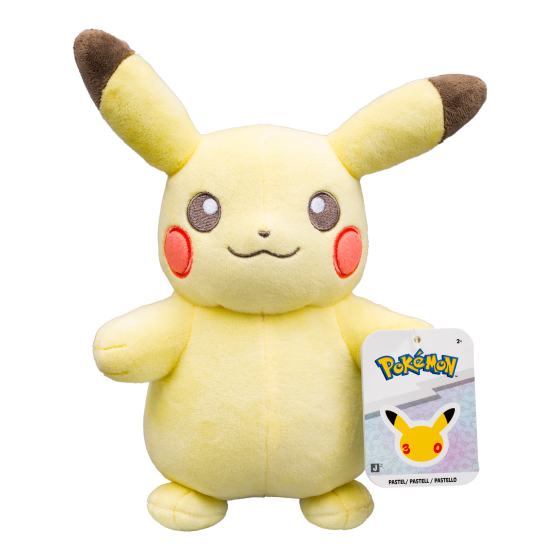 Pokemon 8" Plush - Pastel 30th Anniversary Pikachu